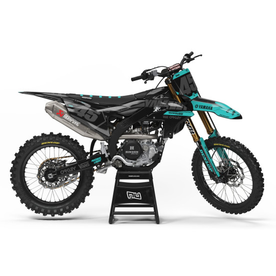 Kit Déco Rider Unik YAMAHA ZEBRA TEAL 250 YZ 2015-2021