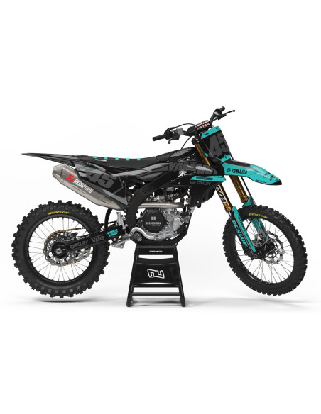 Kit Déco Rider Unik YAMAHA ZEBRA TEAL 250 YZ 2015-2021