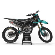 Kit Déco Rider Unik YAMAHA ZEBRA TEAL 250 YZF 2006-2009