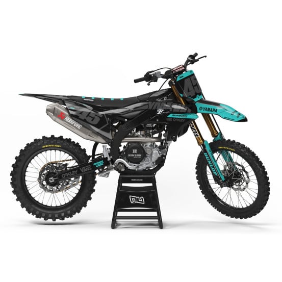 Kit Déco Rider Unik YAMAHA ZEBRA TEAL 450 YZF 2006-2009