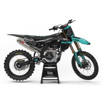 Kit Déco Rider Unik YAMAHA ZEBRA TEAL 450 YZF 2014-2017