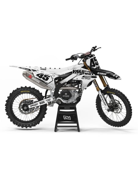 Kit Déco Rider Unik YAMAHA ZEBRA WHITE 450 YZF 2006-2009