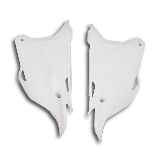Plaques Latérales - Blanc - RACETECH Kawasaki 85 KX 2014-2018