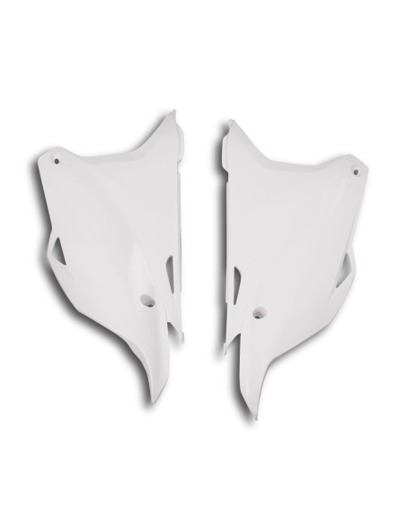 Plaques Latérales - Blanc - RACETECH Kawasaki 85 KX 2014-2018
