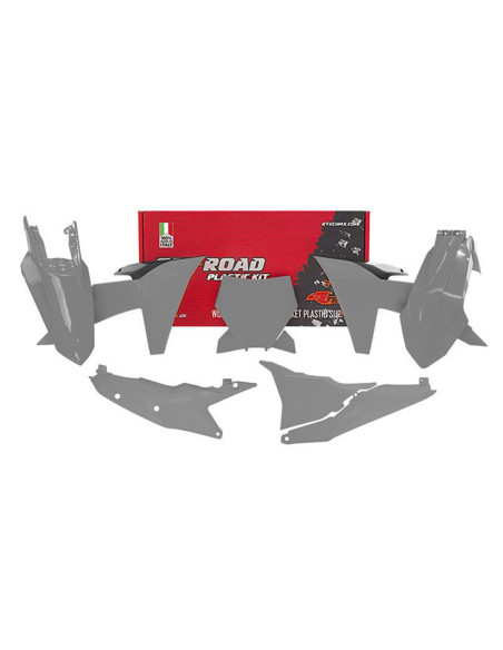 Kit plastiques - Gris - RACETECH KTM SX SX-F 2023-2024