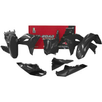 Kit plastiques RACETECH Kawasaki 450 KXF Noir 2024-2026