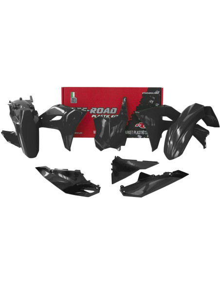 Kit plastiques RACETECH Kawasaki 450 KXF Noir 2024-2026