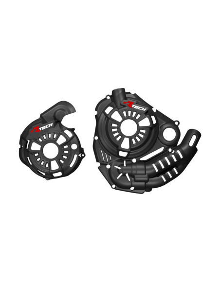 Kit protection carters - Noir - Rtech Yamaha 700 Ténéré-Tracer 2019-2023