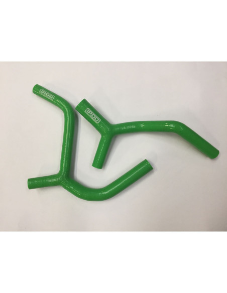 Kit de durites radiateur IROD Vert Kawasaki 450 KXF 2016-2018 connexion Y