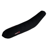 Housse de selle CrossX Racing avec bandes Honda 250 CRF 2014-2017 450 CRF 2013-2016 Noir