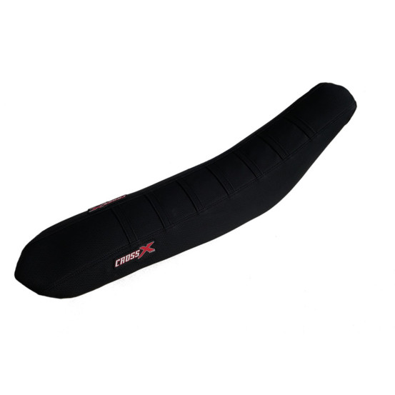 Housse de selle CrossX Racing avec bandes Honda 250 CRF 2014-2017 450 CRF 2013-2016 Noir