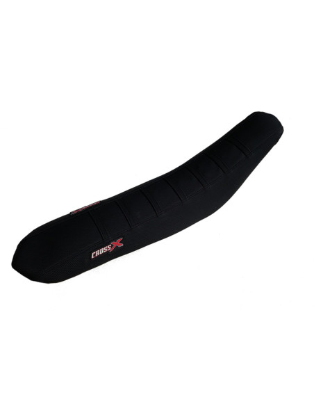 Housse de selle CrossX Racing avec bandes Honda 250 CRF 2014-2017 450 CRF 2013-2016 Noir