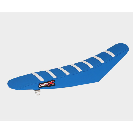 Housse de selle CrossX UGS WAVE HUSQVARNA 85 TC 2018-2022 bleu-blanc