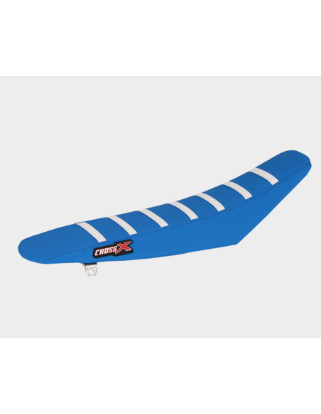 Housse de selle CrossX UGS WAVE HUSQVARNA 85 TC 2018-2022 bleu-blanc