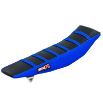Housse de selle CrossX avec bandes Yamaha 250 YZ-F 2019-2023 450 YZ-F 2018-2022 450 WR-F 2019-2023 Noir-Bleu-Bleu