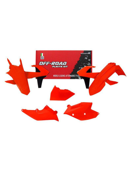 Kit plastiques - Orange Fluo - RACETECH KTM 250/300/350/450/500 EXC/EXCF 2017-2018
