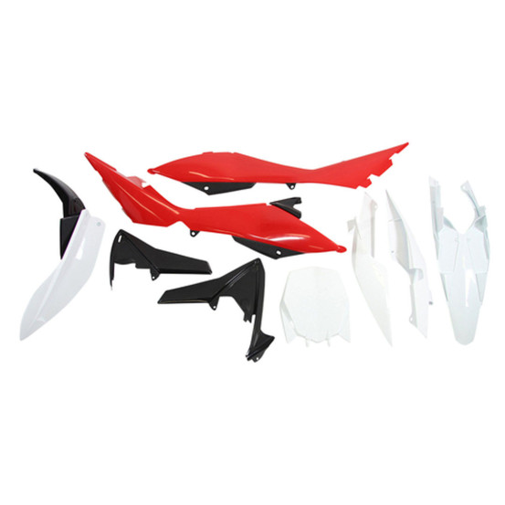 Kit plastiques - Noir Rouge - RACETECH HUSQVARNA 449/511 TE 2011-13