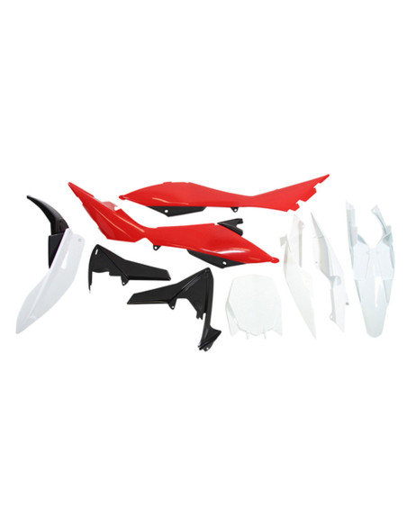 Kit plastiques - Noir Rouge - RACETECH HUSQVARNA 449/511 TE 2011-13