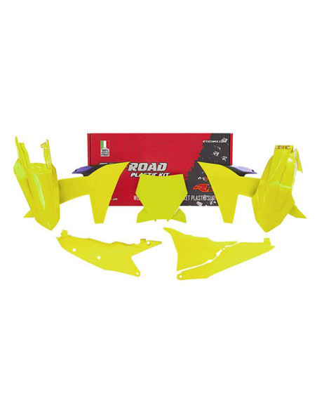 Kit plastiques - Jaune Fluo - RACETECH KTM SX SX-F 2023-2024