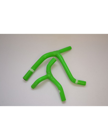 Kit de durites radiateur IROD Vert Kawasaki 450 KXF 2006-2008 connexion Y