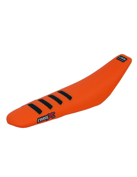 Housse de selle CrossX UGS WAVE KTM FREERIDE 2012-2018 Orange-Noir