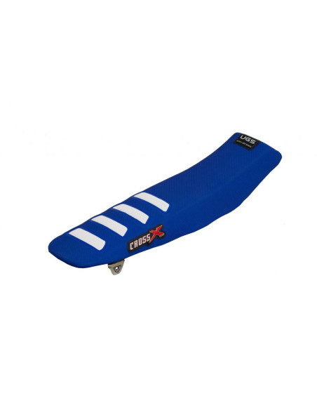 Housse de selle CrossX UGS WAVE YAMAHA YZF WRF 2014-2018 bleu-blanc