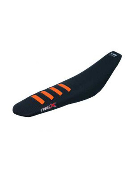 Housse de selle CrossX UGS WAVE KTM SXF 2011-2015 EXC-F 2012-2016 noir-orange