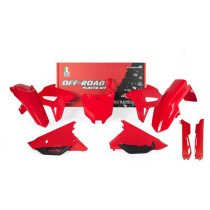 Kit plastiques complet - Rouge - RACETECH Honda CRF-R 2021-2022