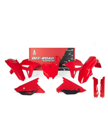 Kit plastiques complet - Rouge - RACETECH Honda CRF-R 2021-2022