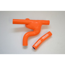 Kit de durites radiateur IROD Orange KTM 250/300 EXC 2008-2011 à utiliser sans thermostat
