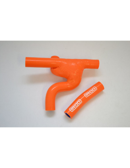 Kit de durites radiateur IROD Orange KTM 250/300 EXC 2008-2011 à utiliser sans thermostat
