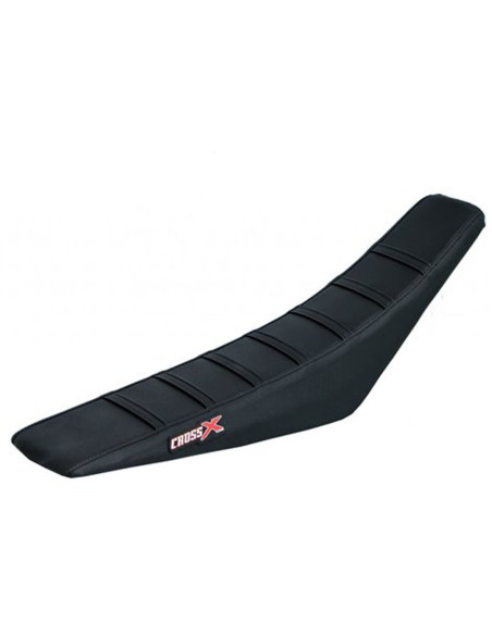 Housse de selle CrossX avec bandes SHERCO SE-R/SEF-R 2012-2016 Noir-Noir-Noir