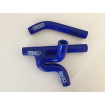 Kit de durites radiateur IROD Bleu KTM 125 EXC 2008-2016 Husqvarna 125 TE 2014-2016 à utiliser sans thermostat