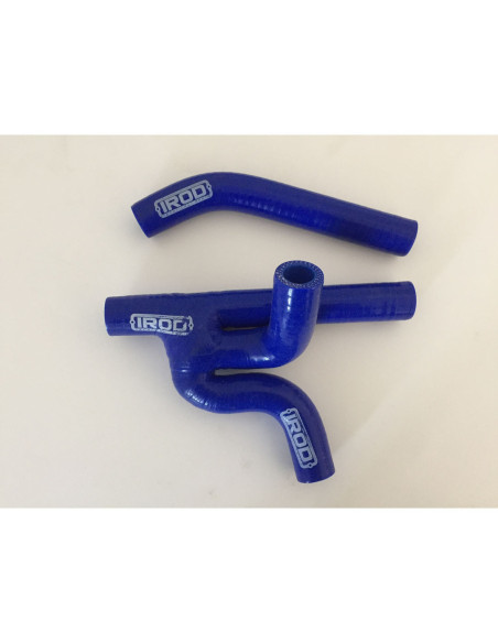 Kit de durites radiateur IROD Bleu KTM 125 EXC 2008-2016 Husqvarna 125 TE 2014-2016 à utiliser sans thermostat