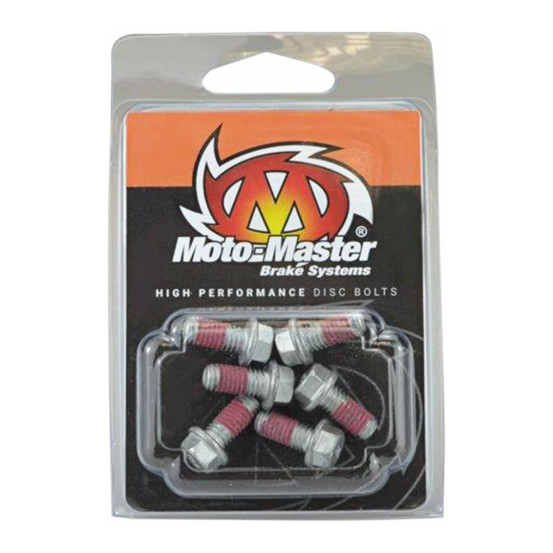 Kit 6 vis disque de frein avant/arrière Moto Master M6x13 Husqvarna KTM