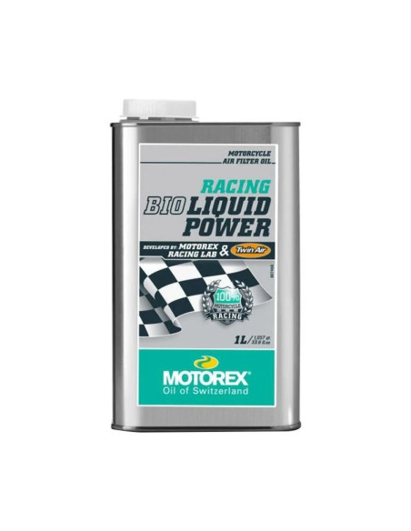 Huile filtre à air MOTOREX Racing Bio Power 1 litre
