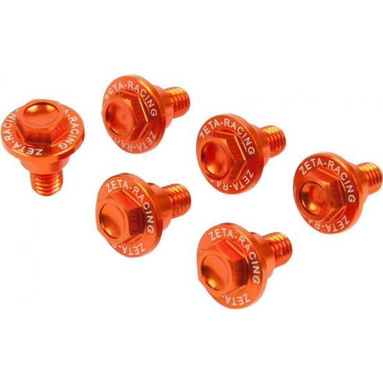 Vis de protections de fourche Zeta KTM Orange