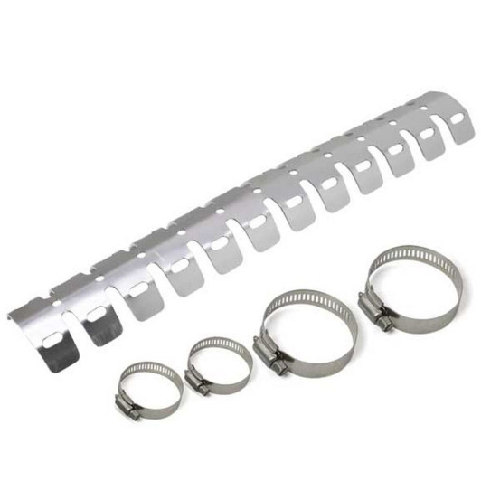 Protection de pot d'échappement DRC 2 Temps aluminium universel Enduro / Cross