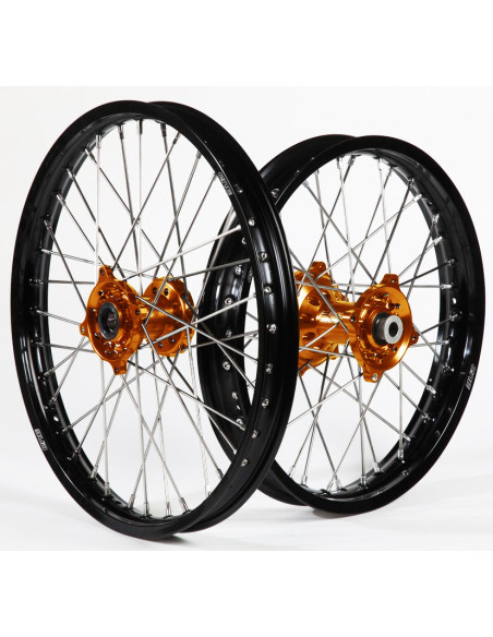 Paire de roues BUD Racing moyeux Or Suzuki RMZ 2007-2022