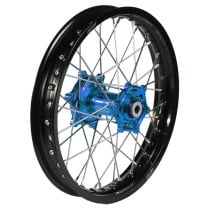 Roue arriere BUD Racing moyeu Bleu Yamaha 85 YZ 14 pouces