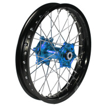 Roue arriere BUD Racing moyeu Bleu KTM Husqvarna 18 pouces 2015-2023