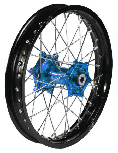Roue arriere BUD Racing moyeu Bleu KTM Husqvarna 2015-2023