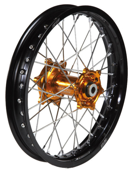 Roue arriere BUD Racing moyeux Or Suzuki RMZ 2007-2022