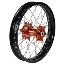 Roue arriere BUD Racing moyeu Orange KTM Husqvarna 2015-2023