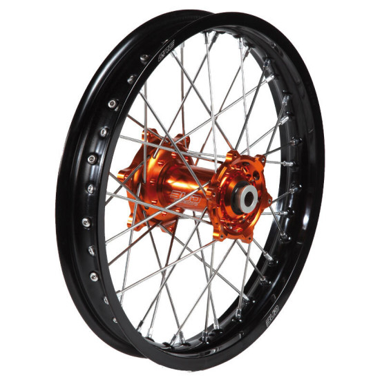 Roue arriere BUD Racing moyeu Orange KTM Husqvarna 2015-2023