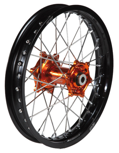 Roue arriere BUD Racing moyeu Orange KTM Husqvarna 2015-2023