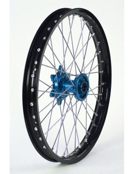 Roue avant BUD Racing moyeu Bleu KTM Husqvarna 2015-2023