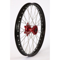 Roue avant BUD Racing moyeux Rouge Honda 250-450 CRF R 2014-2023