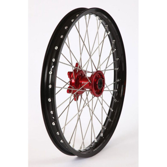 Roue avant BUD Racing moyeux Rouge Honda 250-450 CRF R 2014-2023