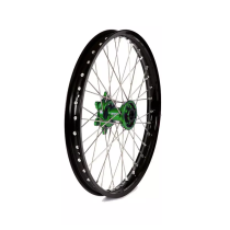 Roue avant BUD Racing moyeux Vert Kawasaki KX KXF 2006-2026